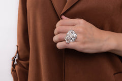 Evelyn, ring med finsølv, large