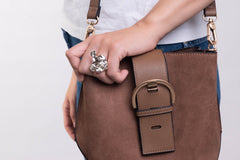 Ella, ring med finsølv, large