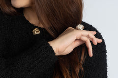 Zoey, ring med finsølv, large