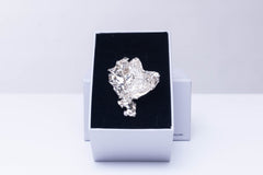 Eleanor, ring med finsølv, xlarge