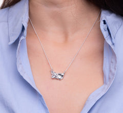 Isabella, halskædevedhæng i finsølv