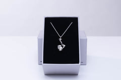 Harper, halskædevedhæng i finsølv